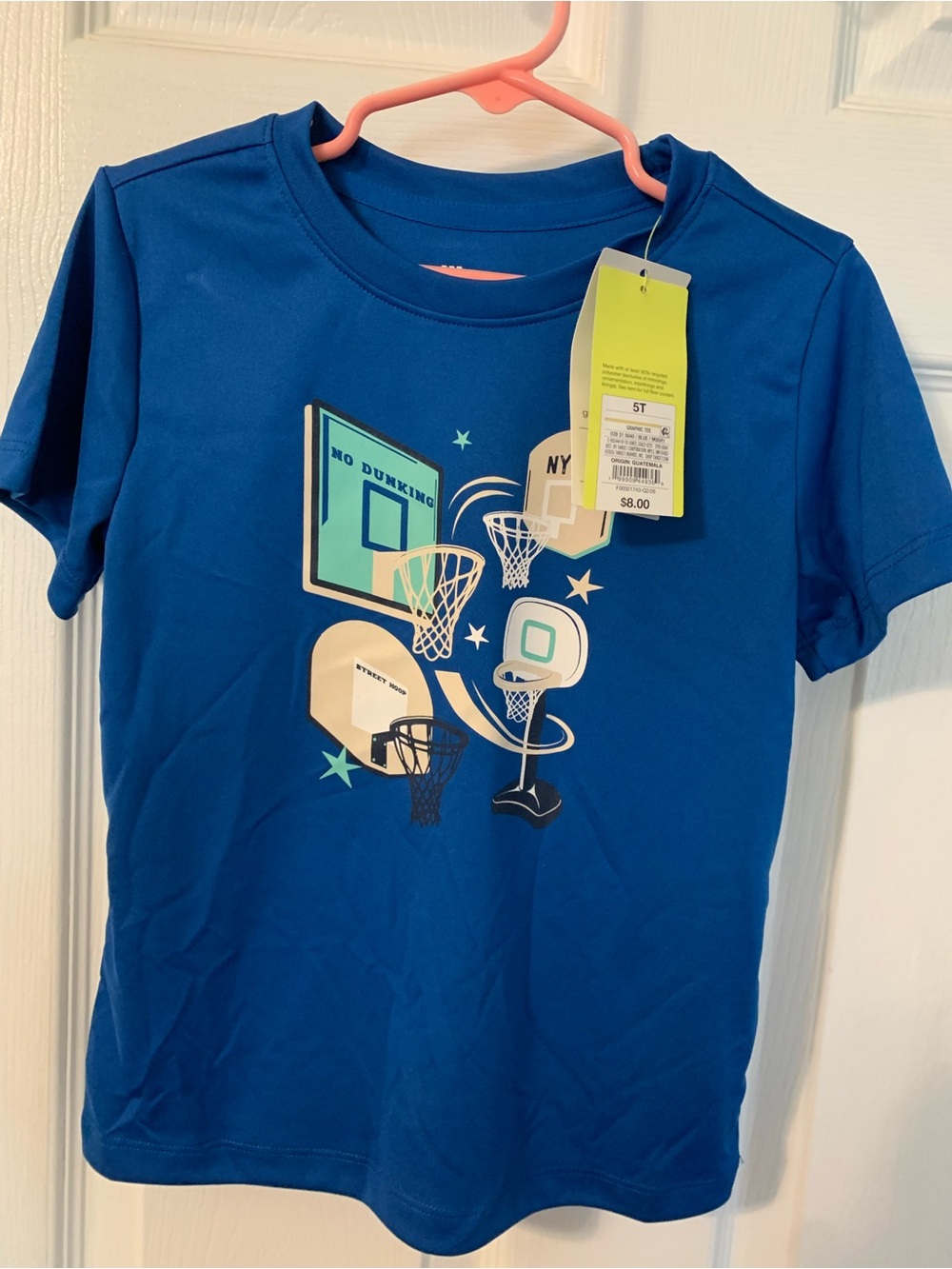 Boy’s 5T NWT’s All in Motion basketball graphic tee